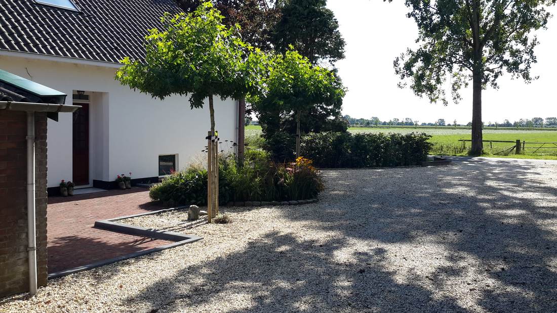 Voortuin met landelijk uitzicht